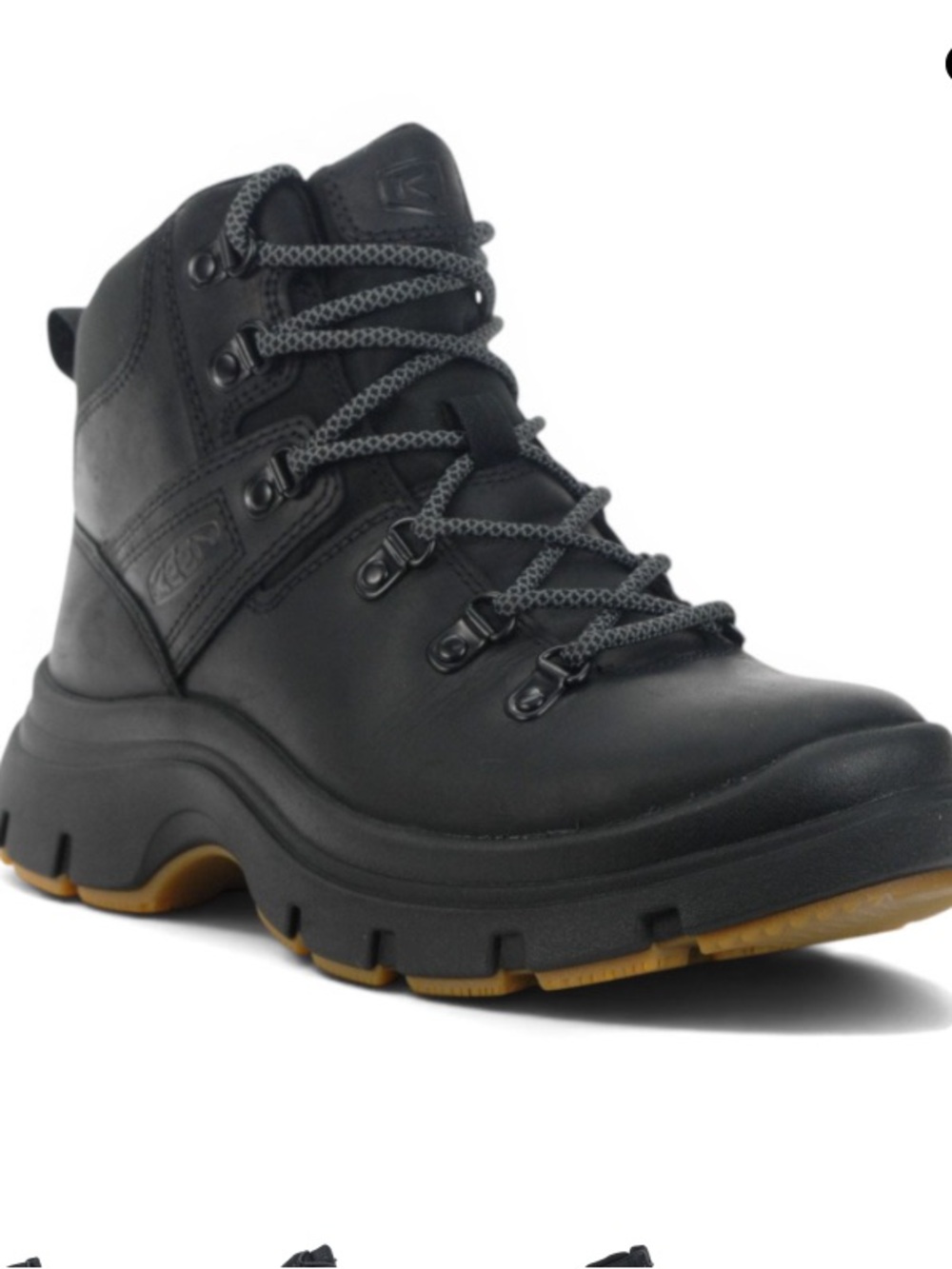 KEEN  KOSA PYRENEES BLACK WATERPROOF HIKING BOOTS, Black, NEW no tag or box